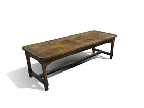 木桌 实木桌子 红木桌 家具 老式桌子 饭桌 复古桌子 中式家私 供桌 案桌  3D模型