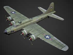 美国 B-17轰炸机 飞行堡垒