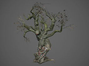 【4K】写实 树 PBR 次世代 树干 枯树 大树 tree