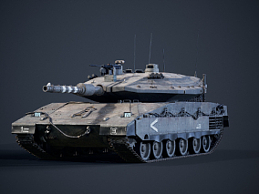 次时代写实以色列梅卡瓦主战坦克模型
