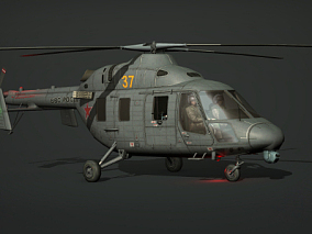 次时代写实俄罗斯安萨特轻型多用途直升机模型