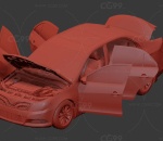 比亚迪系列、比亚迪E5整车一套模型（带内饰、带内部结构）