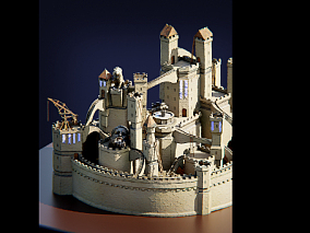 城堡  迷你城堡  3D模型