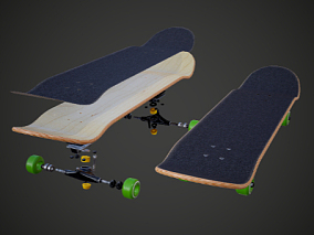 PBR双翘板 长板 公路板 滑翔滑板 滑板桥 滑板零件 体育运动 高山板 陆地冲浪板
