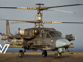 HeLi_Ka52军用直升机