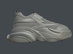 运动鞋 3D模型