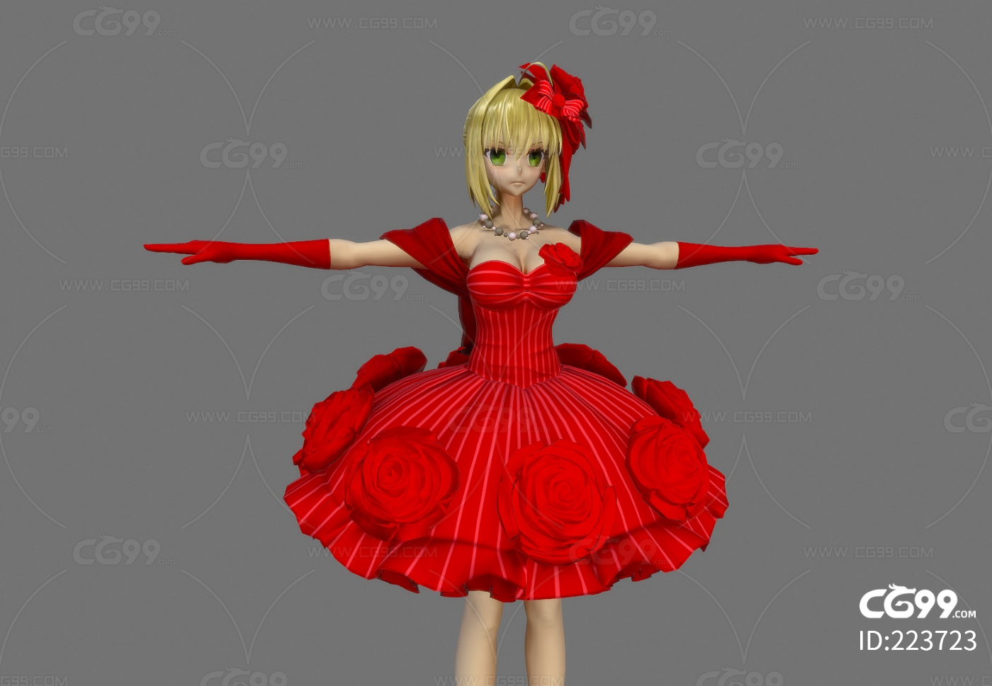 红裙子女生设计元素素材免费下载(图片编号:4942222)-六图网