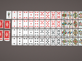 扑克牌 纸牌 扑克 斗地主 打牌 54张扑克牌 一副牌 盒子 赌博