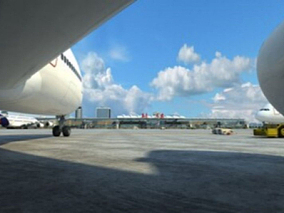 硕放机场 苏南硕放机场 无锡新机场 机场繁忙 飞机起飞 飞机跑道 航站楼 机场