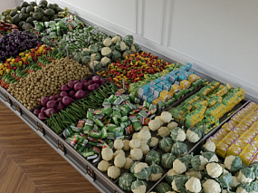 花菜模型蔬菜模型超市货架模型超市货架模型蔬菜模型