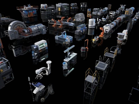 真空密封室 粒子对撞机 计算机 服务器 手术台 X 光机 冷冻室 机器人装配流水线 地下科学世界 无
