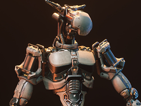 机器人 机械武士  科幻人物 未来 游戏角色