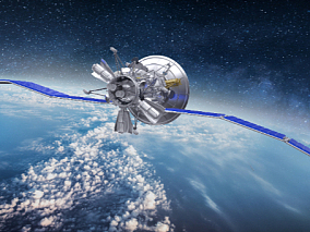 行程卫星 宇航员 太空舱 卫星 地球 飞机飞船 信号雷达 科幻空间站 宇宙星空星云 银河地球 月球
