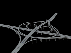 立交桥 高架桥  桥梁 高速公路 立体交通 城市交通