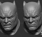 蝙蝠侠 3D打印模型 超级英雄  雕像 漫威  漫画 艺术品