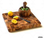 橙子模型 水果刀模型 砧板模型 菜板模型 捣蒜罐