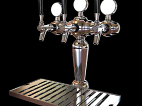 水龙头啤酒机 酒吧器械模型盛酒器模型带
