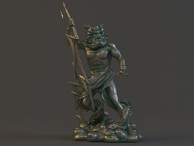 古希腊宙斯雕塑 神话人物雕塑 众神之父 宙斯 雕像 手办
