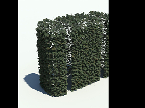 植物模型绿色植物墙