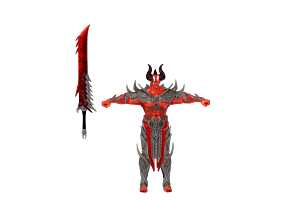 血红恶魔剑士 游戏模型