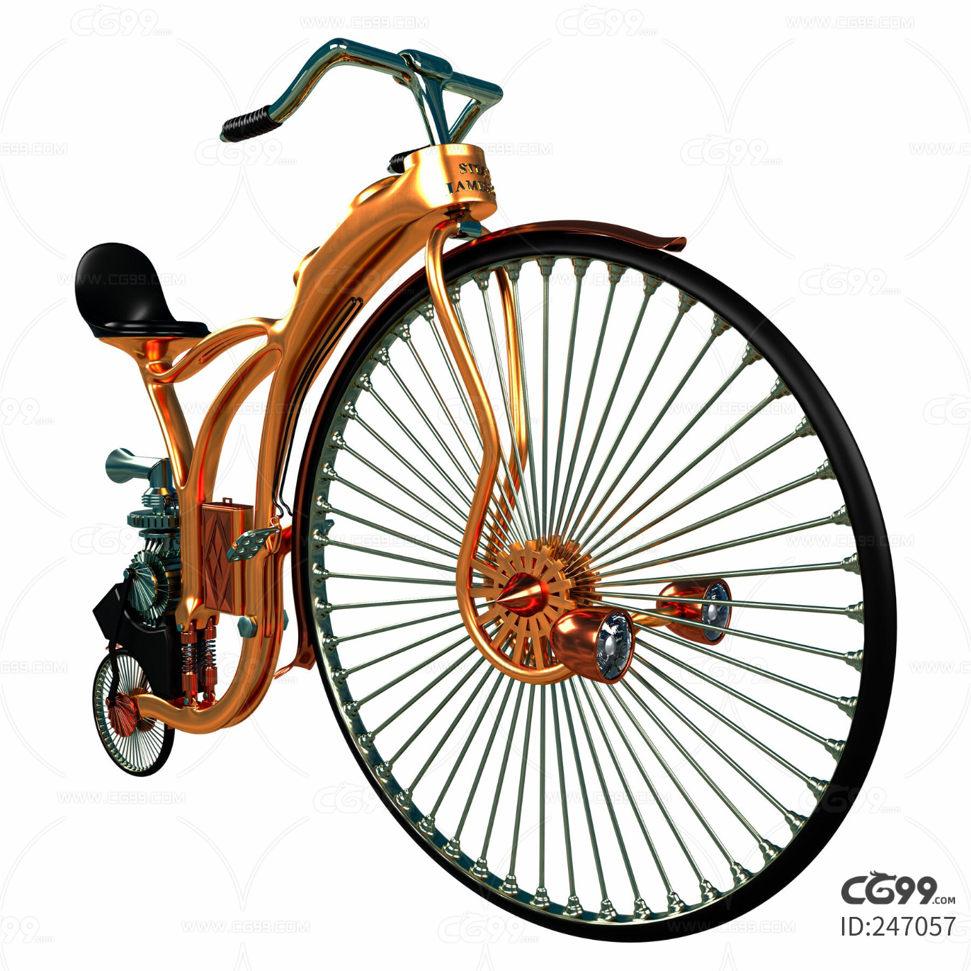 复古自行车图片素材-编号39691331-图行天下