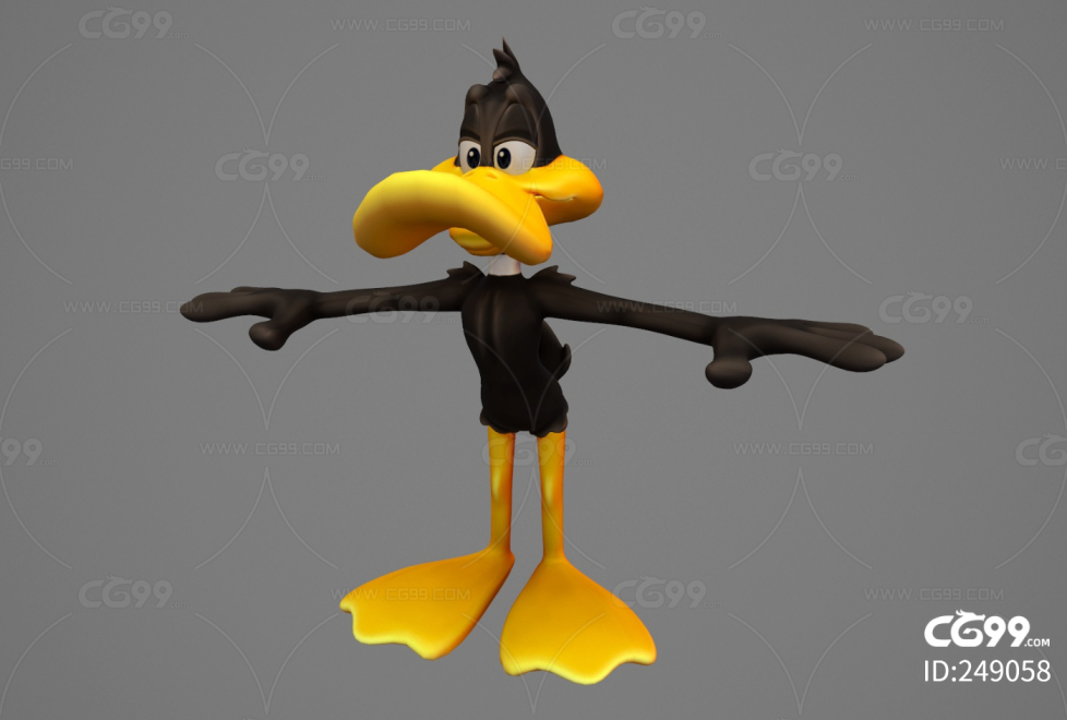 卡通 达菲鸭 DaffyDuck 大活鸭 卡通形象 动画角色 鸭子