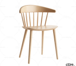 米色木制椅子 max obj fbx 格式