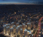 城市夜景 城市高层 城市建筑动画 城市配楼 未来城市  城市CBD建筑 城市鸟瞰