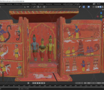 祭拜神像 印度古代物品 3d模型 铃铛 箱子 古董 多种文件格式