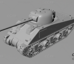 M4A4谢尔曼 坦克 二战