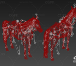 古代 马匹 战马 坐骑 赤焰传奇马