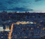 城市夜景 城市高层 城市建筑动画 城市配楼 未来城市