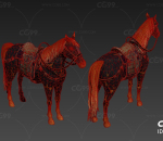 古代 马匹 战马 坐骑 赤焰传奇马