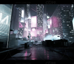 ue4 4.26版本 未来科幻城市  科幻都市 高楼大厦 虚幻  3d模型