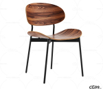 原木 黄梨木木纹条纹椅子 max fbx 格式