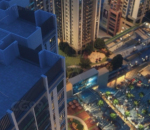 特大城市夜景 城市高层 城市建筑动画 城市配楼 未来城市 城市CBD建筑 城市鸟瞰