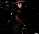 高质量人物 菲德拉 带骨骼绑定 小巫师 美少女  魔法师女孩 3d模型