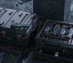 科幻枪械 科幻手枪 子弹 瞄准镜 集装箱 武器库 货物 存储箱