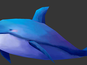 蓝色鲸鱼海鱼