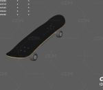 滑板车 极限运动 体育用品 多套模型贴图