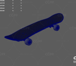 滑板车 极限运动 体育用品 多套模型贴图