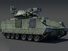 PBR次世代写实美军M3 “布雷德利”步战车模型