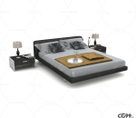 枕头 床模型台灯模型床头柜模型