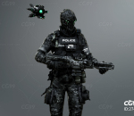科幻 超级士兵 特种兵 军队 未来警察 科幻战士 武器