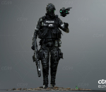 科幻 超级士兵 特种兵 军队 未来警察 科幻战士 武器
