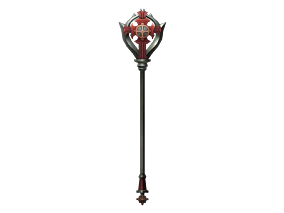 红色宝石魔杖