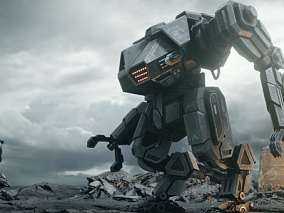 机器人 机甲战士 机械 科幻的 未来 军事武器