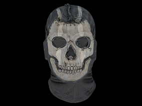 骷髅面具 3D模型 护具