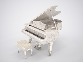 大理石制成的三角钢琴   三角钢琴  钢琴    卡通钢琴  乐器  大理石钢琴