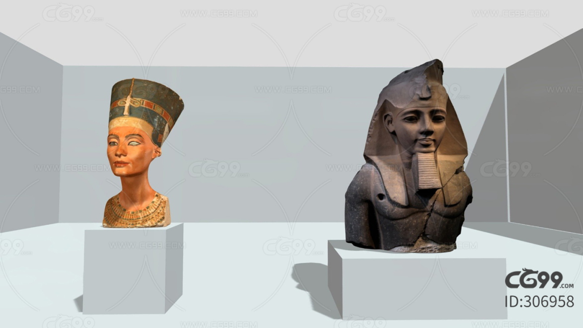 狮身人面像  半身像画廊  文物  雕塑  法老   石像  石塑 埃及